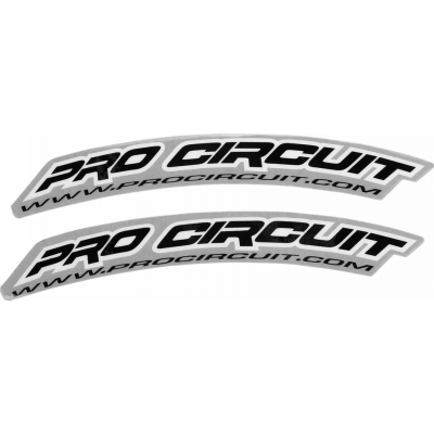Stiker PROCIRCUIT FRT FNDR DECAL WWW.-BLK