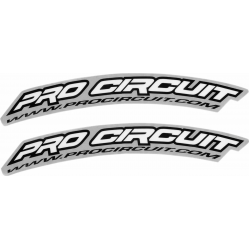 Autocolant  PROCIRCUIT FRT FNDR DECAL WWW.-WHT Autocolant  PROCIRCUIT FRT FNDR DECAL WWW.-WHT