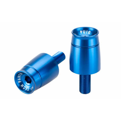 Capete de ghidon PUIG Suzuki GSX-R1000 17-21, GSX-R1300 21-24, GSX-8S 23-24 40mm BLUE Capete de ghidon PUIG Suzuki GSX-R1000 17-21, GSX-R1300 21-24, GSX-8S 23-24 40mm BLUE