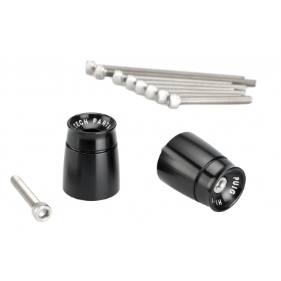 PUIG Capete de ghidon Sport Suzuki / Yamaha 40mm negru