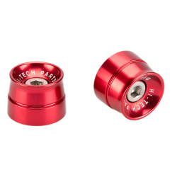 Capete de ghidon PUIG Kawasaki 20mm Roșu Capete de ghidon PUIG Kawasaki 20mm Roșu