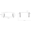 Parbriz reglabil PUIG W/Template 325X102mm. Clear Parbriz reglabil PUIG W/Template 325X102mm. Clear thumb