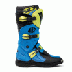 Cizme motocross pentru copii  SIDI FLAME LIGHT BLUE/LIME thumb