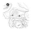 Set de dopuri pentru BMW F750GS 18-24, F850GS 18-23, F800GS 2024, F900R 20-24, F900GS 2024 Set de dopuri pentru BMW F750GS 18-24, F850GS 18-23, F800GS 2024, F900R 20-24, F900GS 2024 thumb