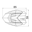 Crash pad-uri PUIG R19 Suzuki GSX-8S 23-24 Crash pad-uri PUIG R19 Suzuki GSX-8S 23-24 thumb