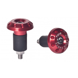 Dopuri de ghidon universale pentru motociclete de șosea PUIG Race Red Dopuri de ghidon universale pentru motociclete de șosea PUIG Race Red