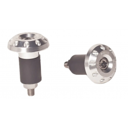 Dopuri de ghidon universale pentru motociclete de șosea  PUIG Race Silver