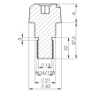 Capete de ghidon PUIG Shorts pentru Yamaha 20mm negru Capete de ghidon PUIG Shorts pentru Yamaha 20mm negru thumb