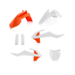 Kit plastice ACERBIS KTM SX65 19-24; GasGas MC65 21-23 Orange/White thumb