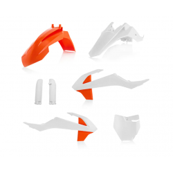 Kit plastice ACERBIS KTM SX65 19-24; GasGas MC65 21-23 Orange/White