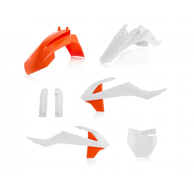 Kit plastice ACERBIS KTM SX65 19-24; GasGas MC65 21-23 Orange/White