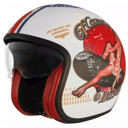 Cască pentru scuter  Premier Vintage Pin Up 8BM