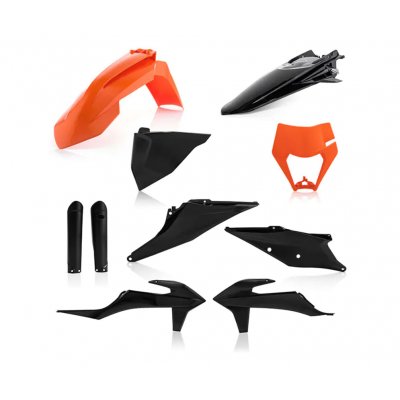 Kit plastice   ACERBIS KTM EXC/EXC-F 20-23 Black/Orange