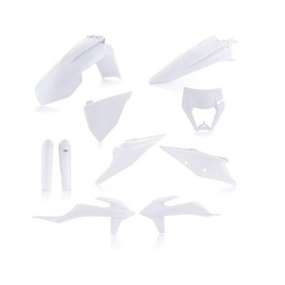 Kit plastice  ACERBIS KTM EXC/EXC-F 20-23 White