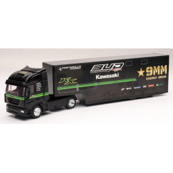 Camion jucărie  BUD RACING KAWASAKI 1:43