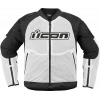 Geaca moto ICON Overlord3 Mesh™ WHITE