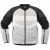 Geaca moto ICON Overlord3™ CE Leather WHITE