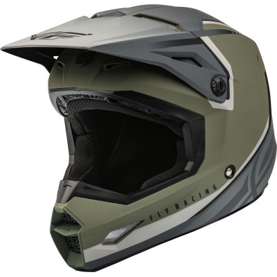 Casca motocross FLY RACING Formula Kinetic Vision-Olive Green/Grey