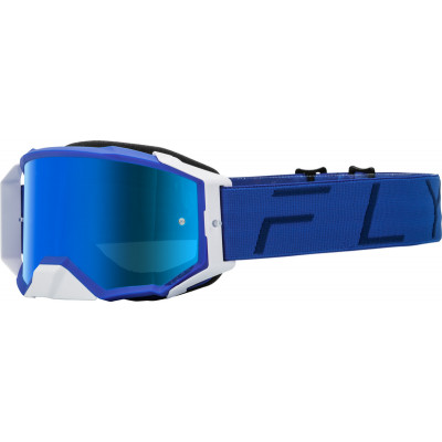 Ochelari motocross FLY RACING Zone Pro Grey - Sky Blue Lens