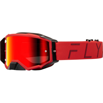 Ochelari motocross FLY RACING Zone Pro Black/Grey - Red/Smoke Lens