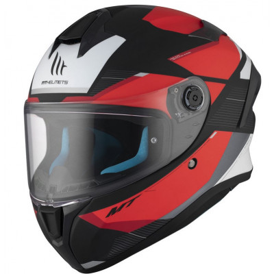 Casca MT TARGO S KAY B5 MATT BLACK/RED