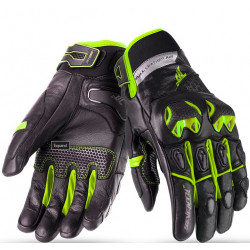 Manusi din piele 70 DEGREES WINTER NAKED BLACK/YELLOW