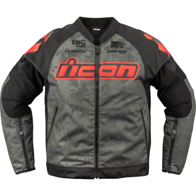Geaca moto ICON Overlord3™ CE Magnacross CE DARK GRAY