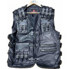 Vesta moto de piele NEW ROCK