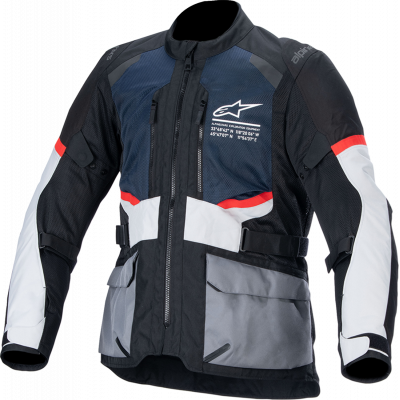 Geaca moto din textil ALPINESTARS ANDES AIR Drystar® BLUE/GRAY