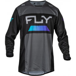 Bluza motocross FLY RACING Kinetic Reload- Charcoal/Black/Blue Iridium Bluza motocross FLY RACING Kinetic Reload- Charcoal/Black/Blue Iridium