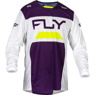 Bluza motocross FLY RACING Kinetic Reload- Deep Purple/White/Hi-Vis