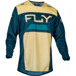 Bluza motocross FLY RACING Kinetic Reload- Ivory/Navy/Cobalt