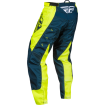 Pantaloni motocross FLY RACING F-16 Riding- Navy/Hi-Vis/White thumb