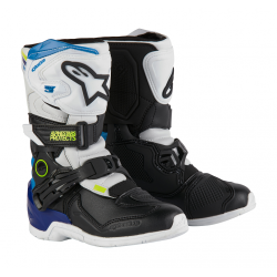 Cizme motocross pentru copii ALPINESTARS Tech 3S KIDS WT/BK/B