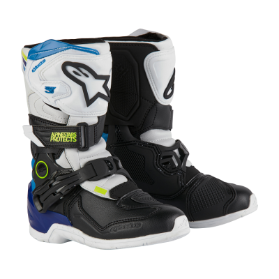 Cizme motocross pentru copii ALPINESTARS Tech 3S KIDS WT/BK/B