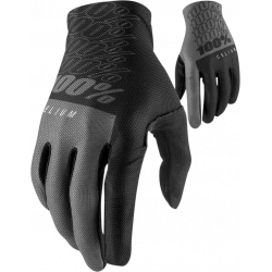 Manusi motocross/ciclism 100% CELIUM BLACK/GRAY Manusi motocross/ciclism 100% CELIUM BLACK/GRAY