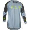 Bluza motocross FLY RACING Evolution DST - Ice Grey/Charcoal/Neon Green thumb