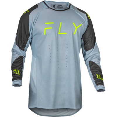Bluza motocross FLY RACING Evolution DST - Ice Grey/Charcoal/Neon Green