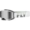 Ochelari motocross FLY RACING Zone Pro White/Grey - Silver Mirror/Smoke Lens Ochelari motocross FLY RACING Zone Pro White/Grey - Silver Mirror/Smoke Lens thumb