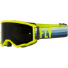 Ochelari motocross FLY RACING Zone Hi-Vis/Teal - Dark Smoke Lens