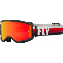 Ochelari motocross FLY RACING Zone Black/Red - Red Mirror/Amber Lens