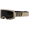 Ochelari motocross FLY RACING Focus Sand Khaki/Brown - Dark Smoke Lens