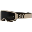 Ochelari motocross FLY RACING Focus Sand Khaki/Brown - Dark Smoke Lens thumb
