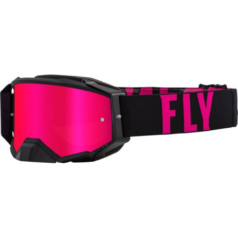 Ochelari motocross FLY RACING Zone Pro Black/Pink - Pink Mirror/Smoke Lens Ochelari motocross FLY RACING Zone Pro Black/Pink - Pink Mirror/Smoke Lens