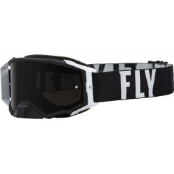 Ochelari motocross FLY RACING Zone Pro Black/White W/Dark Smoke Lens W/Post Ochelari motocross FLY RACING Zone Pro Black/White W/Dark Smoke Lens W/Post