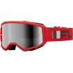 Ochelari motocross FLY RACING Zone Red/Charcoal - Silver/Smoke Lens thumb
