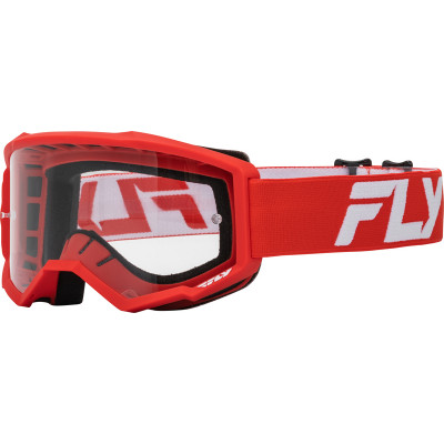 Ochelari motocross FLY RACING Focus Red/White - Clear Lens