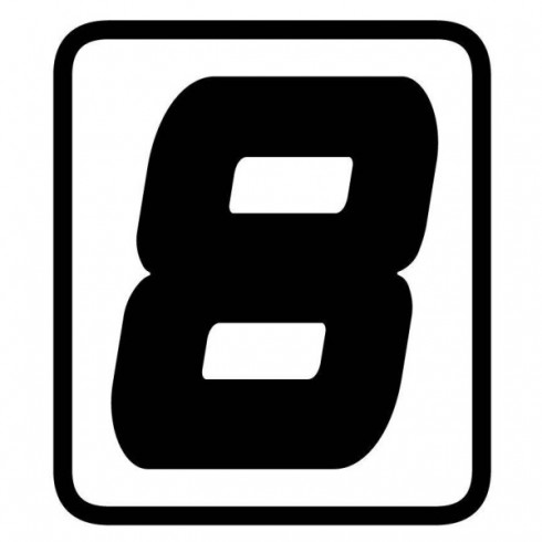 Sticker cu numar BARRACUDA - 8 Sticker cu numar BARRACUDA - 8