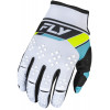 Manusi motocross FLY RACING Kinetic Prix- White/Black/Hi-Vis