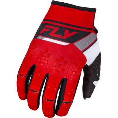 Manusi motocross FLY RACING Kinetic Prix- Red/Grey/White